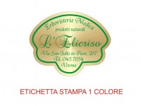 Etichette adesive per erboristerie, cosmetica, cosmesi (mm 35X31)  (cod.42M )